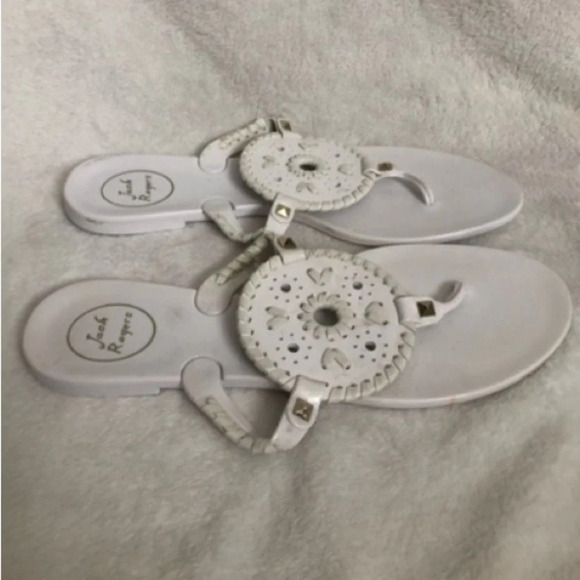 New! Jack Rogers Georgica jelly waterproof thong sandals rogers - Picture 6 of 9